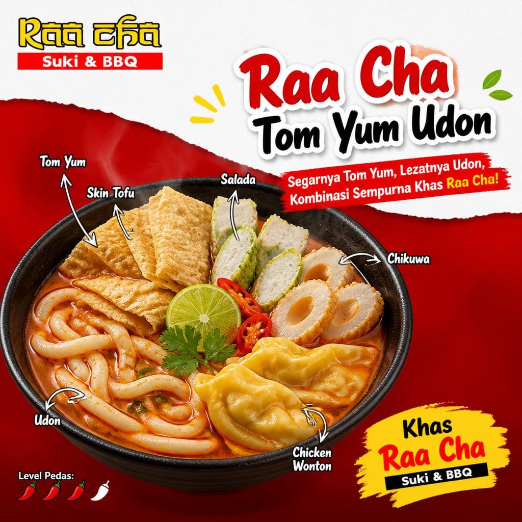 Raa Cha Tom Yum Udon Raa Cha Suki & BBQ